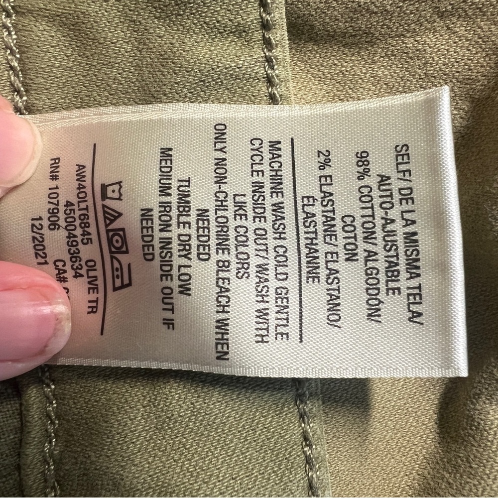 HUDSON Jeans Men 38 Shorts Rex Raw Edge Jean Shorts Olive Green - Picture 9 of 12